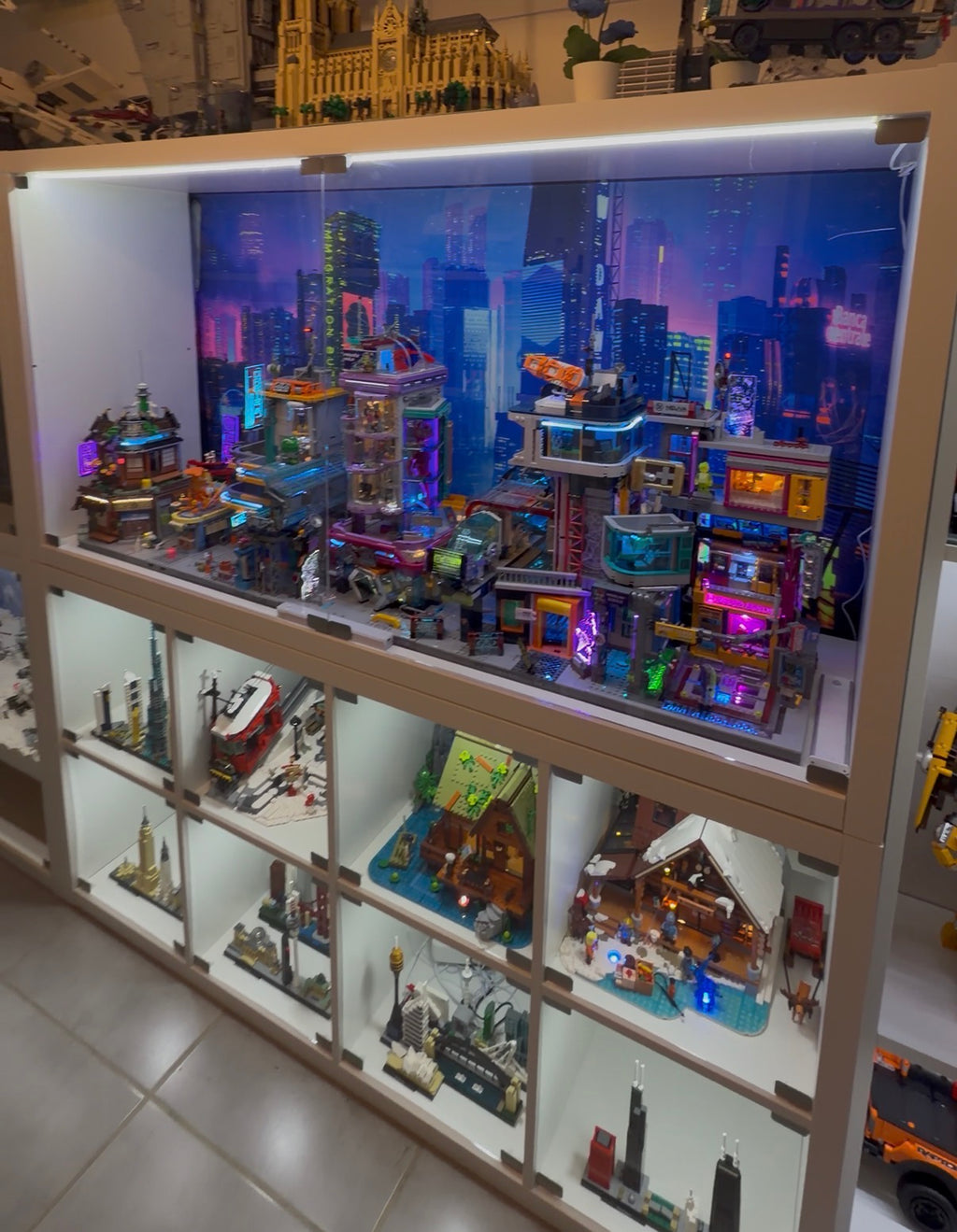 Vitrine magnétique sur mesure