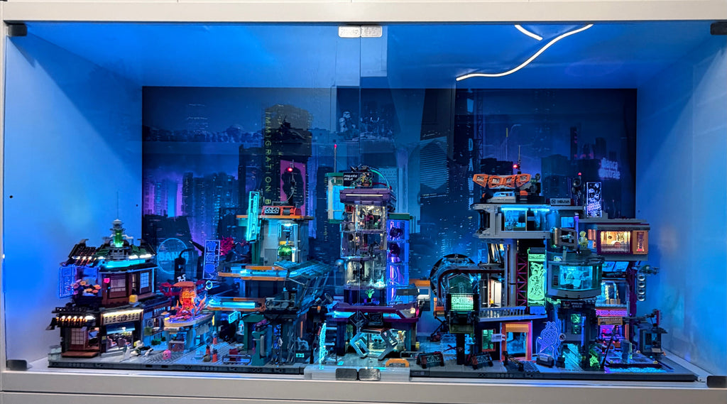 Vitrine avec mesures personnalisées